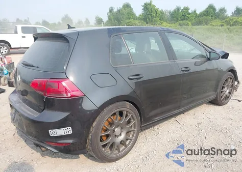 2016 Volkswagen Golf R 4-Door из США, поврежденный, VIN WVWLF7AU3GW165991